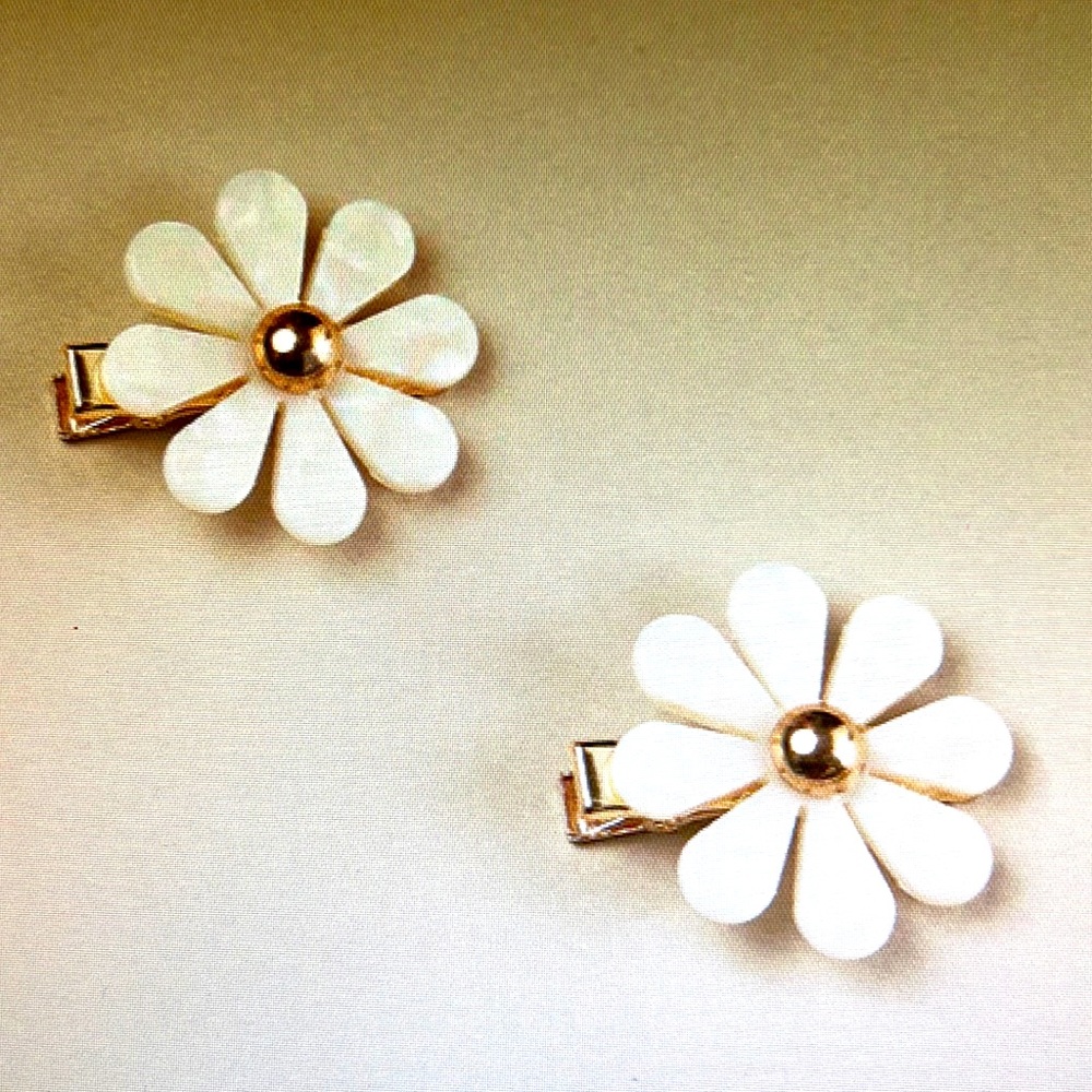New Flower Barrette Set - EACH